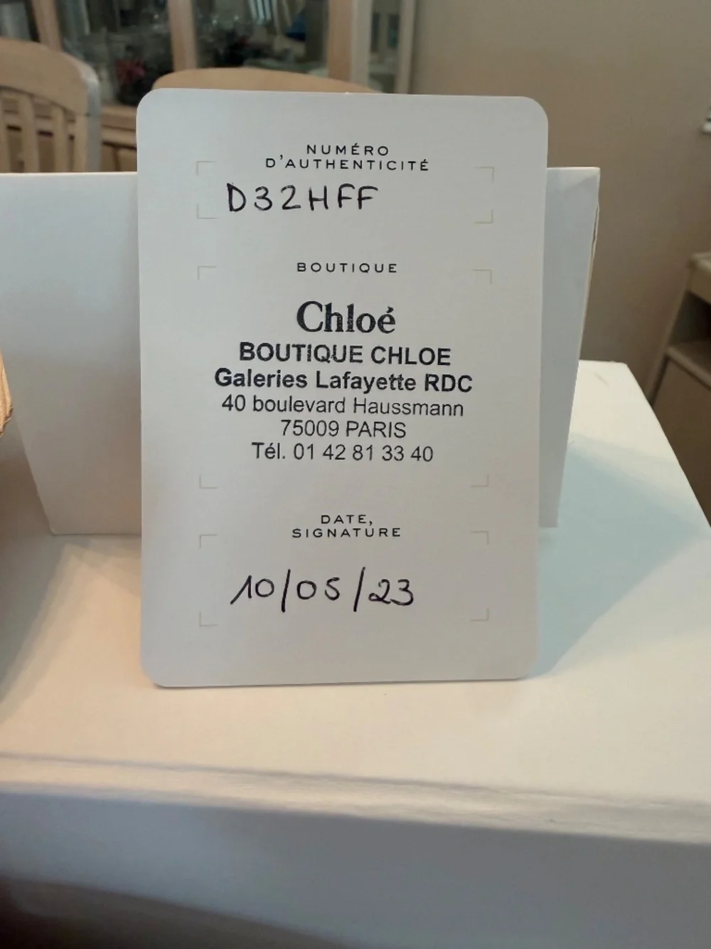 With love from PARIS Brand new Chloe Woody Tote - Picture 2 of 2